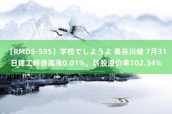 【RMDS-595】学校でしようよ 長谷川綾 7月31日建工转债高涨0.01%，转股溢价率102.34%