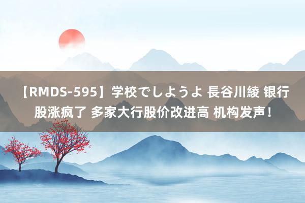 【RMDS-595】学校でしようよ 長谷川綾 银行股涨疯了 多家大行股价改进高 机构发声！