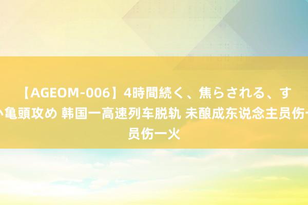 【AGEOM-006】4時間続く、焦らされる、すごい亀頭攻め 韩国一高速列车脱轨 未酿成东说念主员伤一火